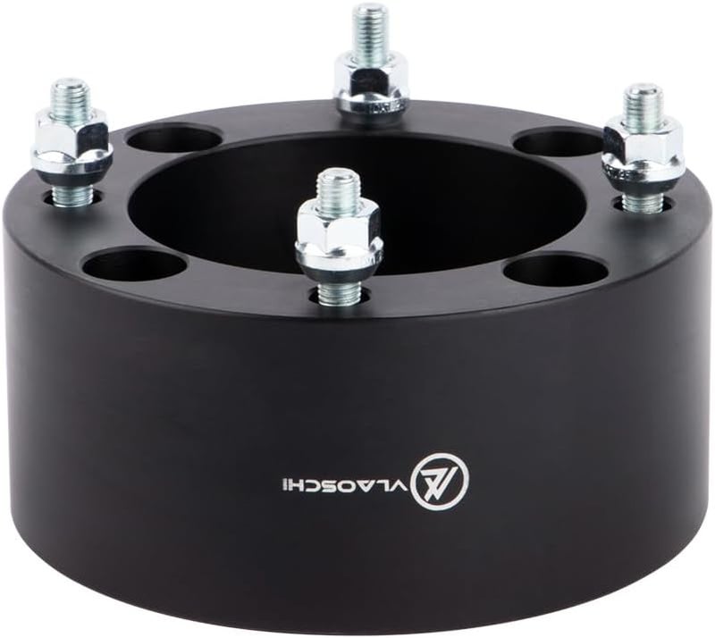VLAOSCHI Black Forged ATV UTV 4x110 Wheel Spacers 3 Inch with 12x1.25 Studs Compatible with Yamaha Viking Wolverine YXZ1000R | CFMOTO ZForce 950 UForce 1000 - Pack of 2 - Image 5